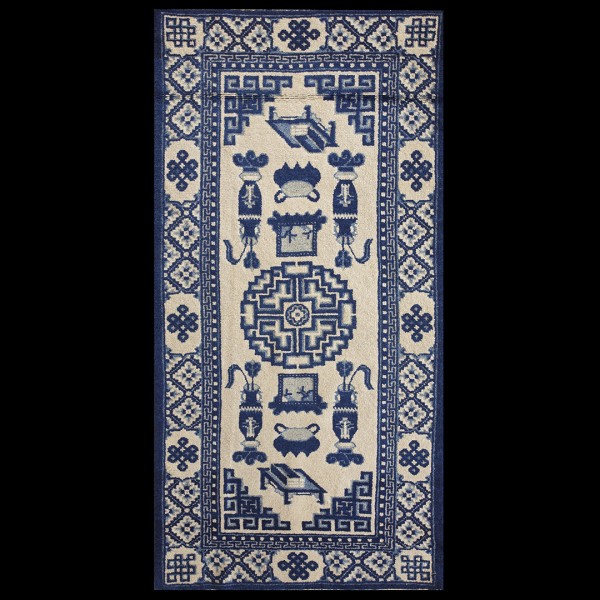 Early 20th Century N. Chinese Baotou Carpet